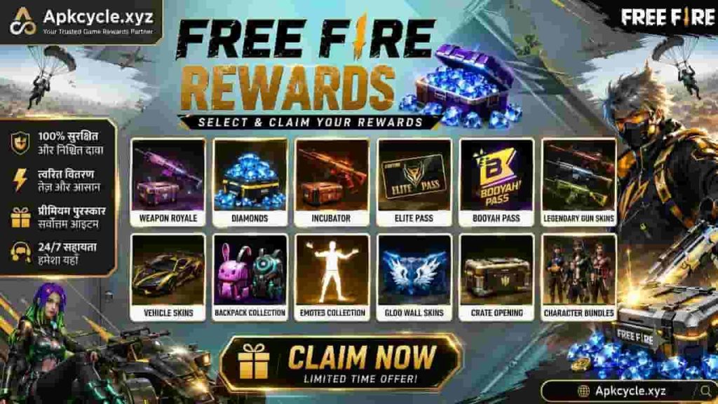 Free Fire In-Game Items Purchase Guide with Credit Card